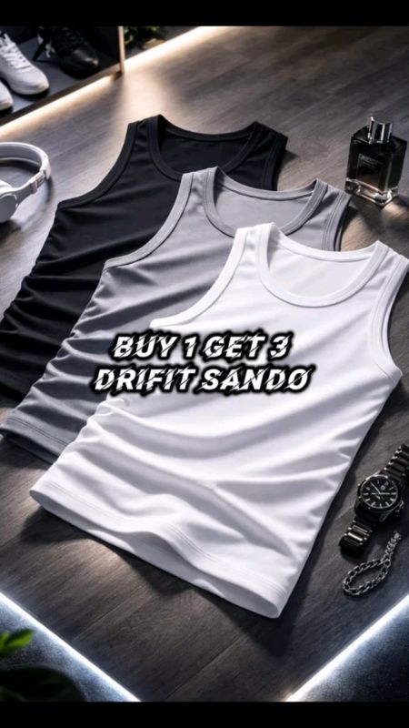 Check out Arlo fashion sando for men muscle vest #FreeCoinsInShopeeVedio
