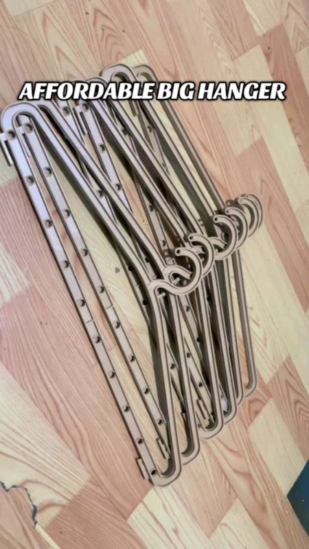Jumbo Hanger, Towel Hanger Or Bed Sheet Hanger Blanket Hanger Set 6 pcs 24 Inches Length Plastic