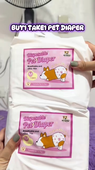 Disposable Pet Diapers 🩲🐶🐱 #petlover #shopeecoins #shopeeph #trending #disposablediapers