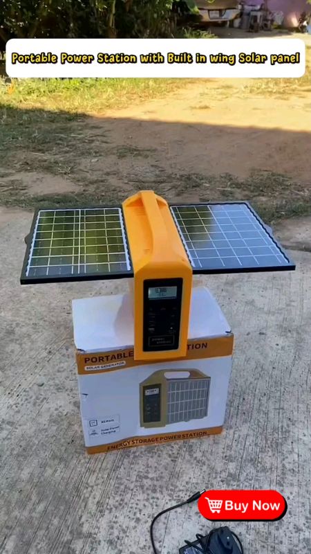 Evtor Portable Power Station with solar panel #MasMuraSaShopee #home #powerbank #battery #powerstation #portablegenerator #solar