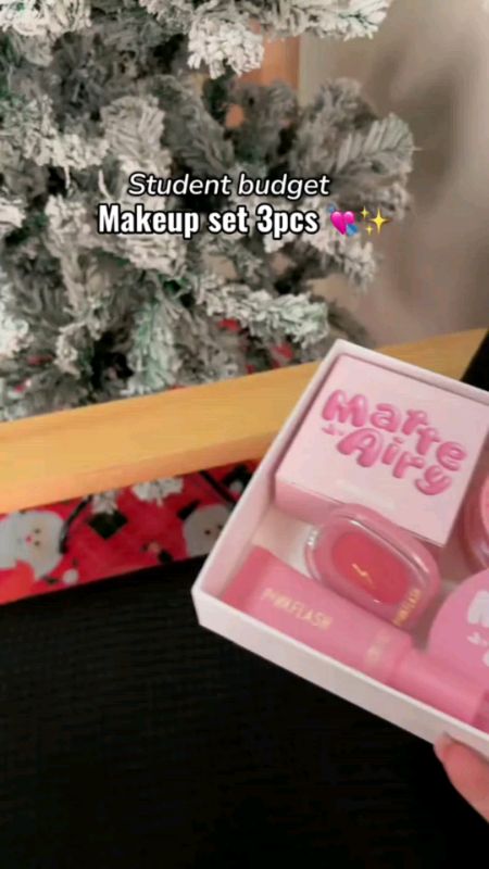 Pink Flash Full Make-up Set High Concealer Foundation +Waterproof BB cream + Oil Control Pressed Powder#MasMuraSaShopee #FreeCoinsInShopeeVideo #fyp