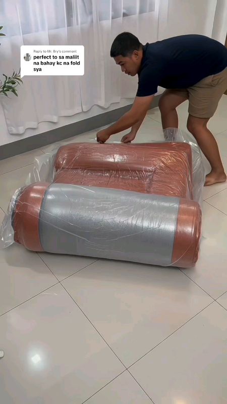🛋️ Foldable Sofa Bed – space saver & comfy! Perfect for small rooms.#MasMuraSaShopee #foldablebed #spacesaver #homeessential #foryoupage #fyp