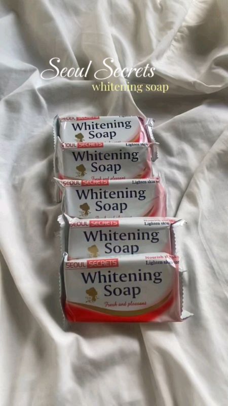 Seoul Secret Whitening soap-Ligthen Skin Tone and Pleasant Powerful #follower #followers#pisocoinshopee