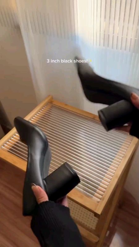 #HeelsBlackShoes #blackshoesforwomen #leathershoes