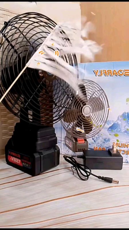 💥 CORDLESS FAN💥 #rechargeable   #40000mah #8' ANG LAKAS AT MATAGAL MA LOW BAT, PANG #EMERGENCY  INCASE OF BLACKOUT  #chargeablebattery