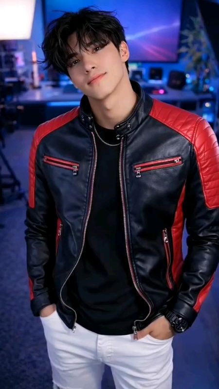 Leather Jacket na pang Motorcycle #leatherjacket #motorcyclejacket #ridingjacket #casualjacket l