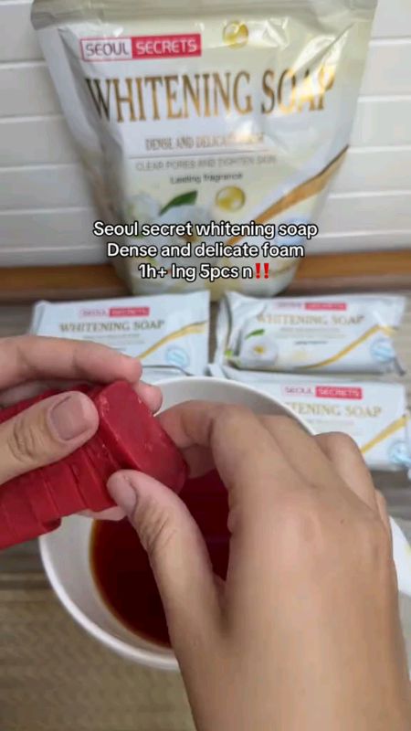 Seoul Secret Whitening Soap – Dense & Delicate Foam | Radiant Skin Glow