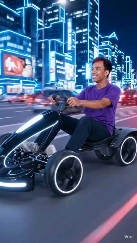 Check out Children's Electric Go Kart Foldable Rechargeable Go Cart 2-10yrs Old Electric Four-wheel Drive Gift for your kids or to yourself #shoppe#