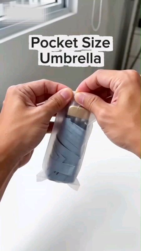 Mini pockets size umbrella with anti uv sun protection #miniumbrella #umbrella #masmurasashopee