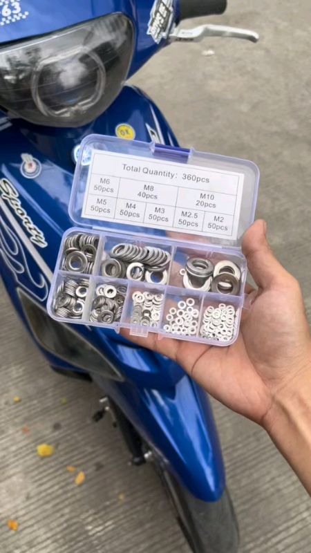 STAINLESS STEELS FLAT WASHERS KIT#FreeCoinsInShopeeVideo #MasMuraSaShopee #HugotSaShopee