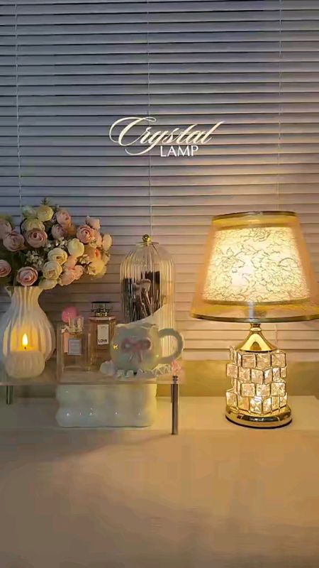 Lamp bedroom bedside Table lamp European style lamp Eye protection #FreeCoinsInShopeeVideo #FreeCoinsInShopeeVideo #MassMuraSaShopee #fyp