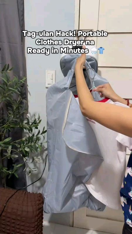 Portable Clothes Dryer with Remote Control, 2-Speed Adjustment, Timing Foldable Heater Automatic - 650W#shopeephpaydaysale #MasMuraSaShopee