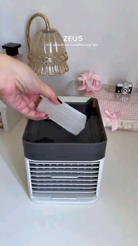 Zeus AF-03 AIR COOLER Mini Air Conditioner Fan Home Desktop Small Car Mobile Air Condition#FreeCoinsInShopeeVideo #MasMuraSaShopee