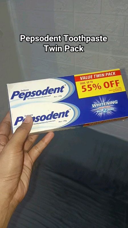 Pepsodent Toothpaste Twin Pack. #PepsodentToothpaste #toothpaste #pepsodent #whiteningtoothpaste