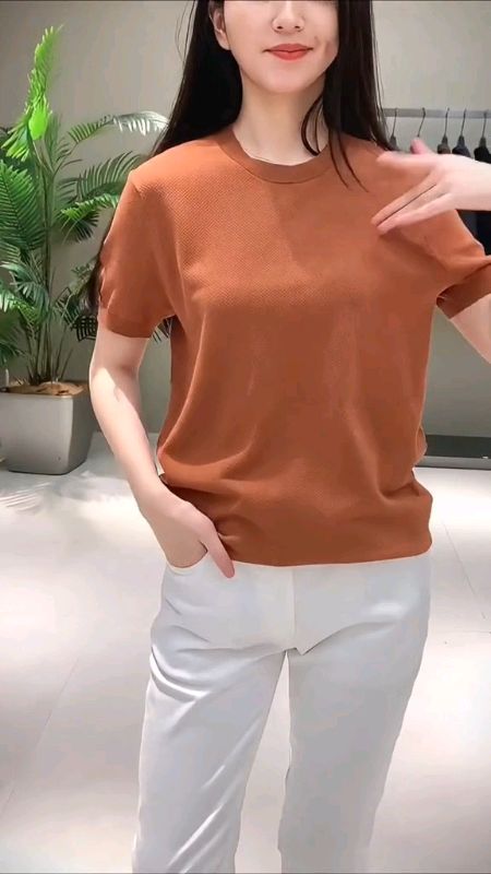 women waffle knitted tops KILY.PH #sale #tshirt #women #fyp #waffle