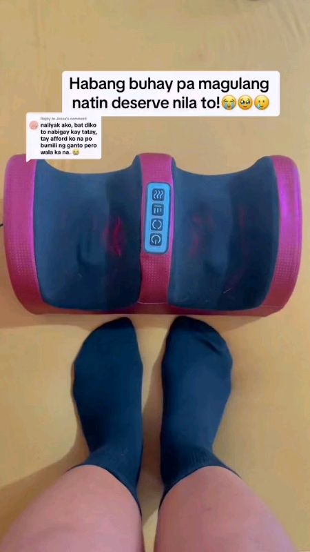Nakakarelax naman talaga pag ito gamit mo. Sobrang mua lang at may discount pa na Php100 using shopee video voucher #footmassager #electricmassager