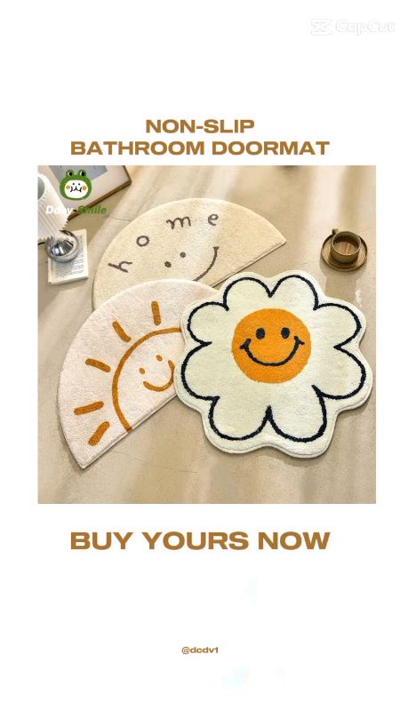 BUY NOW WITH 30%OFF VOUCHER!! #shopee #shopeefinds #shopeevideo #budol #style #bathroom #nonslip #mat #doormat #absorbent #dorm #cute #aesthetic #home