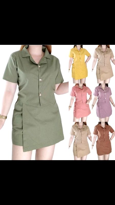 GC Cotton Terno Palda-Short w/ Side Pocket #MasMuraSaShopee #affordable #terno #cotton #sulit