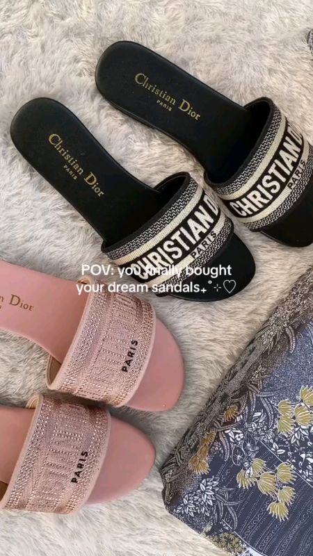 #flatsandal #Fashion #sandals #christiandior #shipeevideo #shopee #MasMuraSaShopee