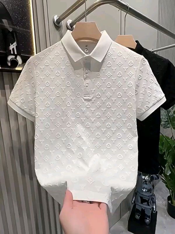 Summer New Men White Fashion LV Style