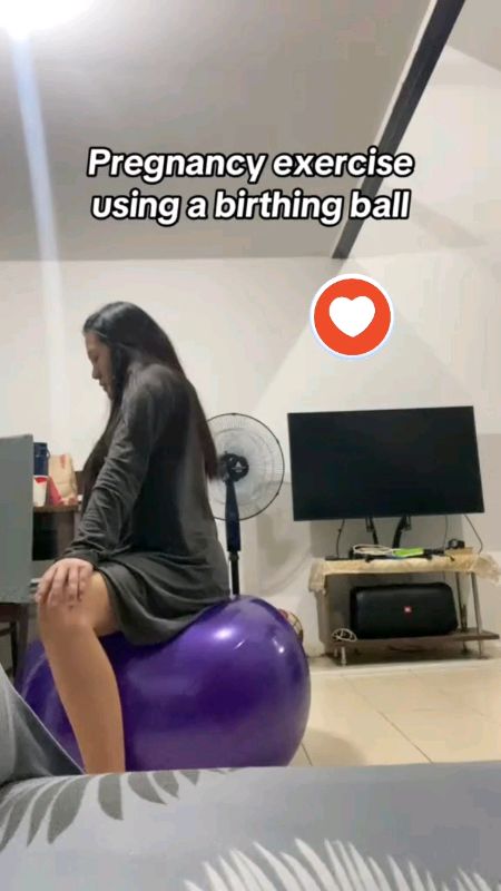 Birthing Ball #birthingball #yoga #pregnancy