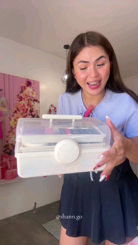Large Capacity Make Up Storage Box 💗 #foryoupage #shopeesale #FreeCoinsInShopeeVideo #makeuporganizer #storagebox #MasMuraSaShopee #shopee #budol