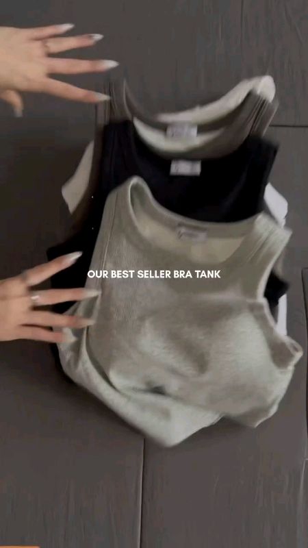 Padded Bra Tank 🤍