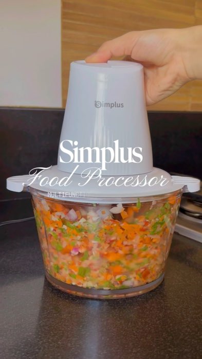 Simplus Food Processor >> #MasMuraSaShopee #foodprocessor #simplus #grinder #meatgrinder #blender #Multifunctional #fyp #affiliate #trending #foryou