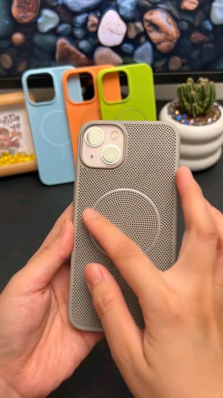 mesh heat dissipation magnetic case #FreeCoinsInShopeeVideo #MasMuraSaShopee #WishlistMoSagotKo #fyp