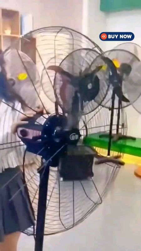 Industrial fan Electric Heavy Duty 30 Inches Three Speed Aluminum Blades Strong Wind Wall Fan Stand #lessvoucher #freeshipping