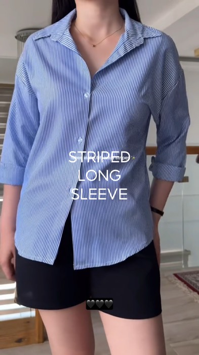 when u’re into tita fit era 🥹 #longsleeve #stripe #stripedlongsleeve #titaOutfit #outfitrecos #longsleevepoloshirt #cleanoutfit