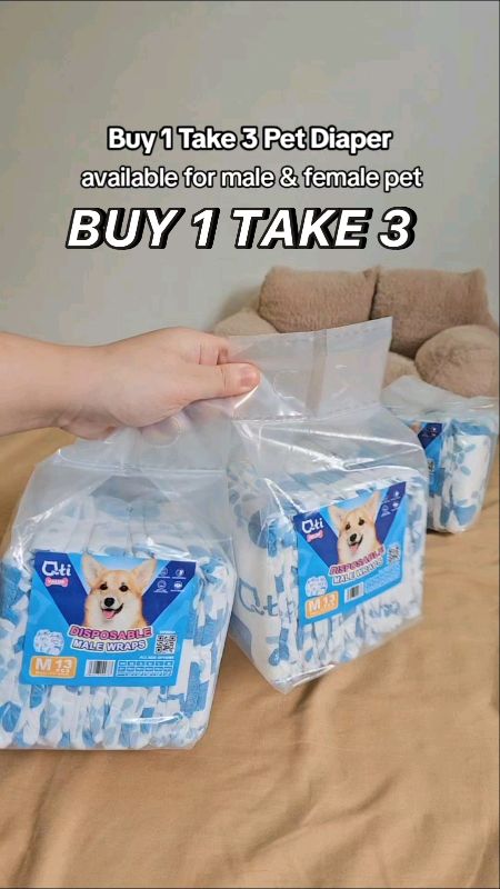 BUY 1 TAKE 3 PET DIAPERS