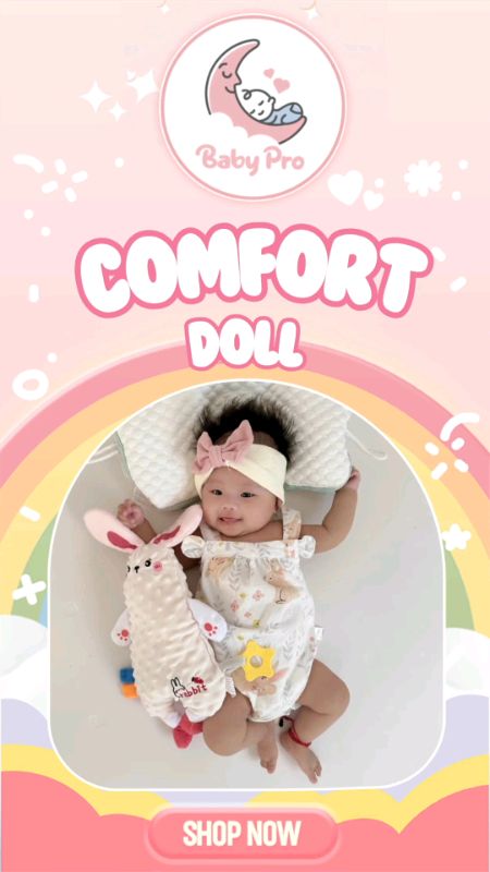 Wrapped in warmth and love, my comfort doll brings peace to every moment. 💖 #ComfortDoll #CozyVibes #SnuggleBuddy #LakingBabyPro