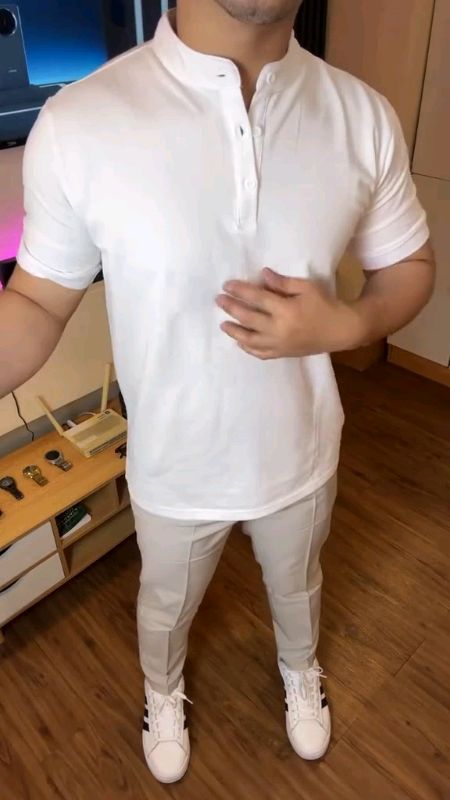 Premium Chinese Collar Polo. #Shopee #MasMuraSaShopee #Viral #Trending #FreeCoinsInShopeeVideo