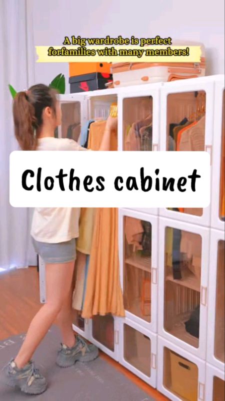 #clothescabinet #wardrobe #largecapacity #spacesaver #storage #cabinet #MasMuraSaShopee #FreeCoinsInShopeeVideo