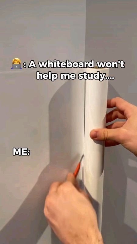 Whiteboard Wall Sticker #whiteboard #DIY