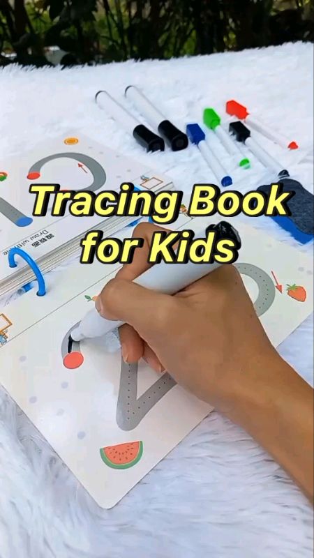 #tracing #book #for #kids #erasable #pen #training #coloring #writing #practice #workbbook #schoolsupplies #hobbies #stationary #viral #trending #free