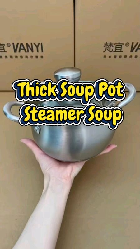 Stainless Steel Multifunctional Thick Soup Pot Steamer Soup. #MasMuraSaShopee #FreeCoinsInShopeeVideo  #ShopeePHPaydaySale #WishlistMoSagotKo #fyp