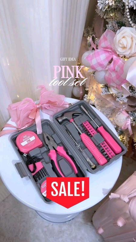 Pink Tool Set #giftidea #toolset #pink #girlies #pinktoolset #gift #MasMuraSaShopee #recommended