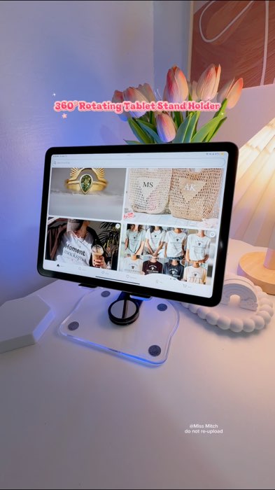 Perfect 'to sa mga mahilig mag-Netflix or mag-review! Napaka-sturdy nito kahit iPad Pro pa ang ilagay niyo, hindi siya babagsak. #tabletstand #shopee