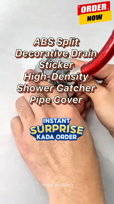 ABS Split Decorative Drain Sticker High-Density Shower Catcher Pipe Cover #cover #pipe #drain #fyp #MasMuraSaShopee #freecoininshopeevideo