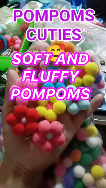 pompoms mga cuties 🥰#MasMuraSaShopee #ShopeePHPaydaySale #HugotSaShopee #clips