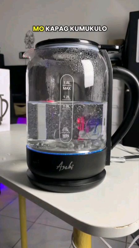 Click the orange basket to order. #asahielectrickettle #electrickettle