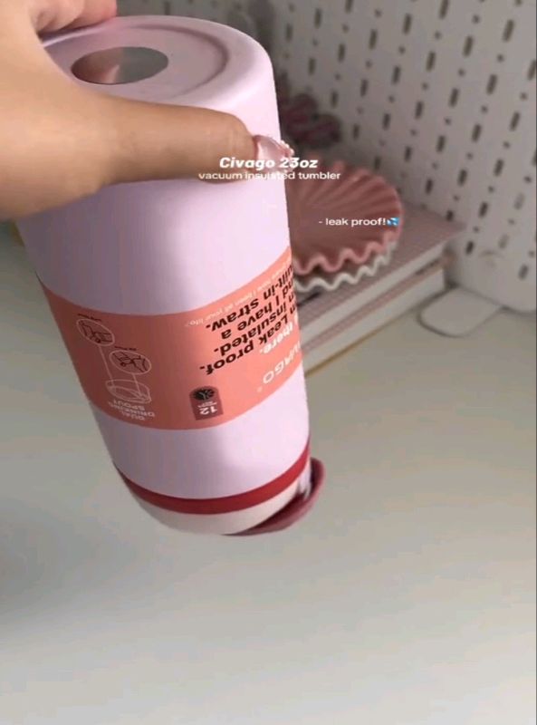 Click the orange basket to order. #civagotumbler #insulatedtumbler