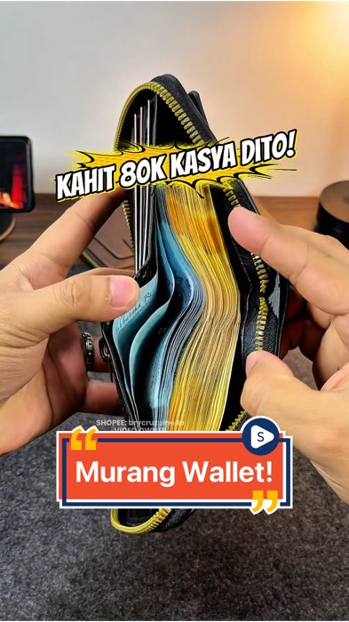 Wallet na kasya 80k! #leatherwallet #murangwallet #MasMuraSaShopee #wallet #MensWallet #walletrecommendation #walletformen