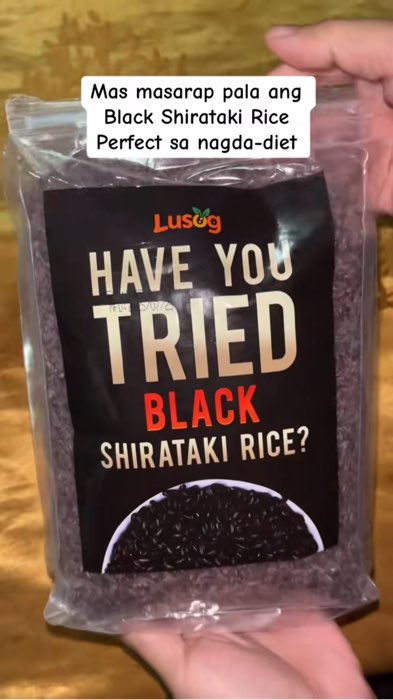 ￼Black shirataki rice 1kg original low carb shirataki dried rice konjac rice #BlackShiratakiRice #BlackShirataki #SHIRATAKI #MasMuraSaShopee #Trending