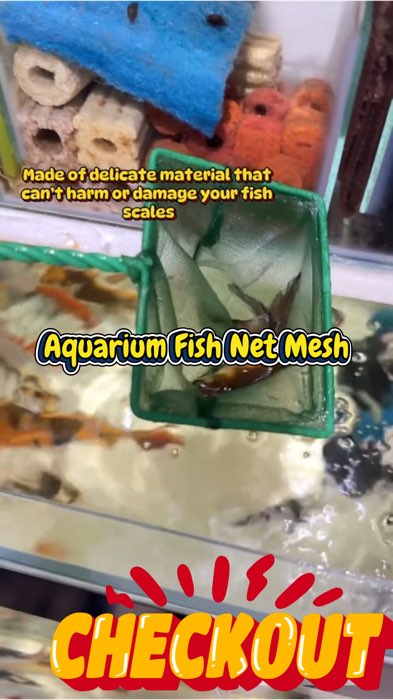 ￼1pcs Aquarium fish net Portable Aquarium Fish Shrimp Quick Catch Net Mesh Fishnet Long Handle #MasMuraSaShopee #aquarium #aquariumfishnet