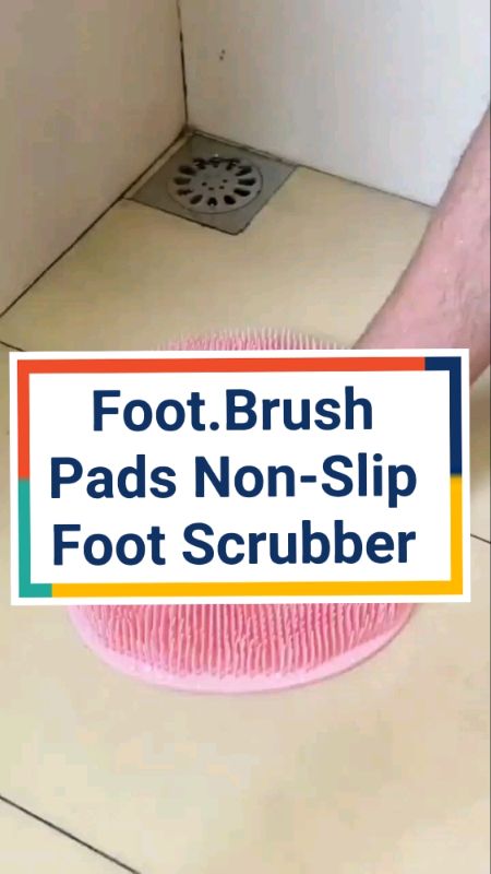 Foot.Brush Pads Non-Slip Foot Scrubber #trending #fyp #MasMuraSaShopee 🛒🧡