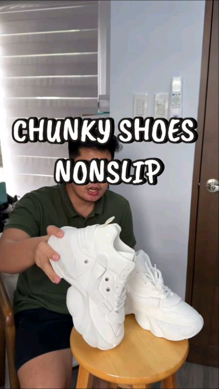 Solid Netong Chunky Shoes Nonslip #chunkyshoes #shoes #MasMuraSaShopee#trending #fyp #viral #foryou#FreeCoinsInShopeeVideo #ShopeePHPaydaySale
