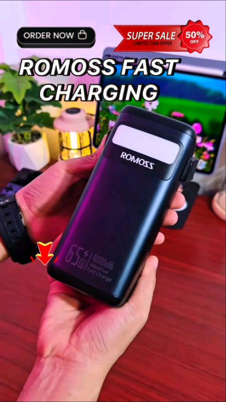 ROMOSS PMT 40000mAh Powerbankb#ROMOSS #PMTSERIES #ROMOSSPOWERBANK #PMT #HugotSaShopee#MasMuraSaShopee#FreeCoinsInShopeeVideo#Viral #trending #foryou